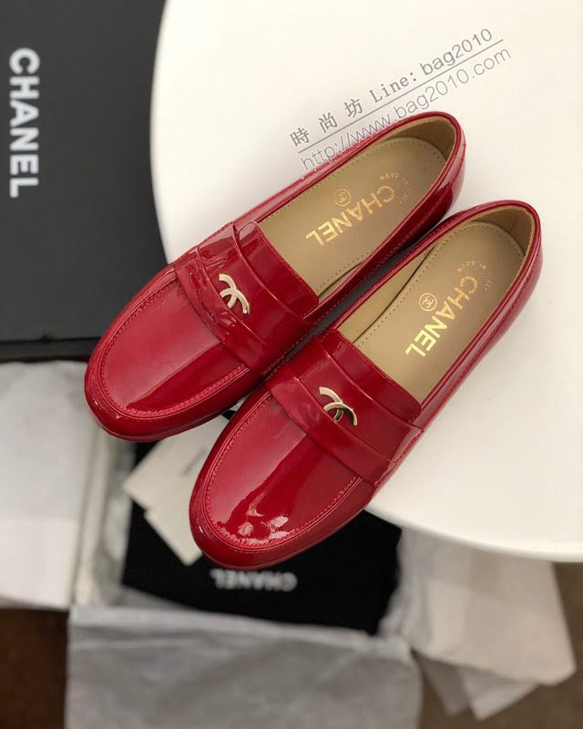Chanel女鞋 香奈兒2020春夏頂級涼鞋系列 Chanel爆款休閒女單皮鞋  naq1304